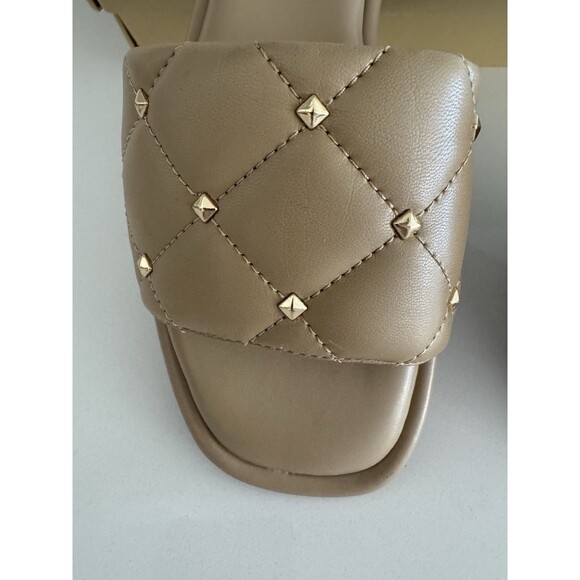 Michael Michael Kors Women's Sandals & Flip Flops Hayworth Slide Camel size 6M - Picture 8 of 13